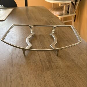Vintage Corning Ware Casserole Stand Cradle Metal Holders Trivet P11-2 1/2-M-1